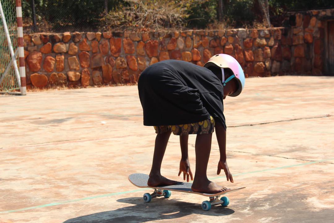 Skateboard i Zambia